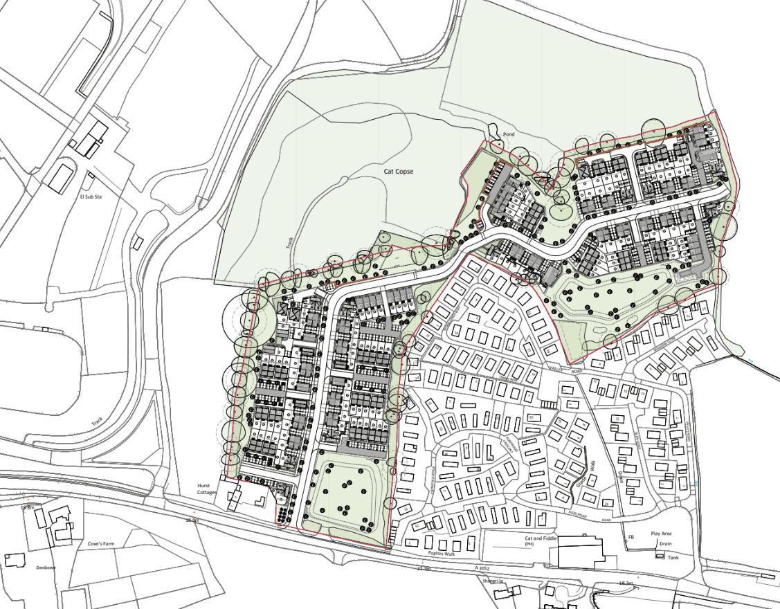 Cat Copse Planning Application for 150 Homes